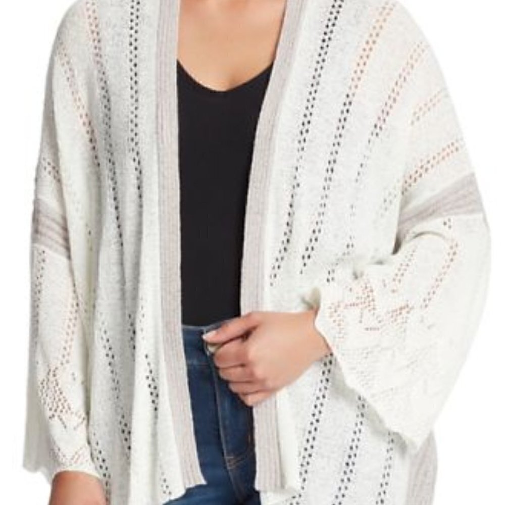 Vintage America Open Drop Shoulder Cardigan NWT